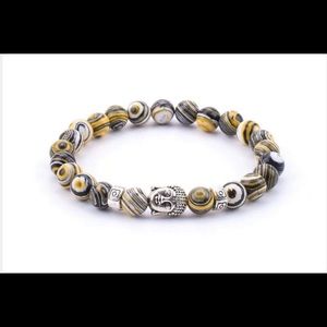 Yellow Swirl Bracelet